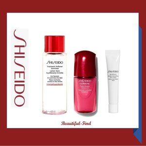 Shiseido Softener Ultimune Concentrate & Eye Cream Sample Size Bundle New